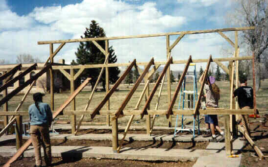constructing strawbale greenhouse